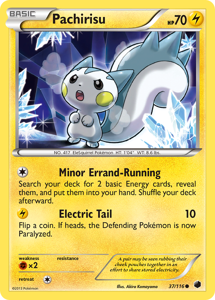 Pachirisu (37/116) [Black & White: Plasma Freeze] | Kessel Run Games Inc. 