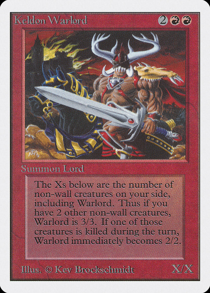 Keldon Warlord [Unlimited Edition] | Kessel Run Games Inc. 