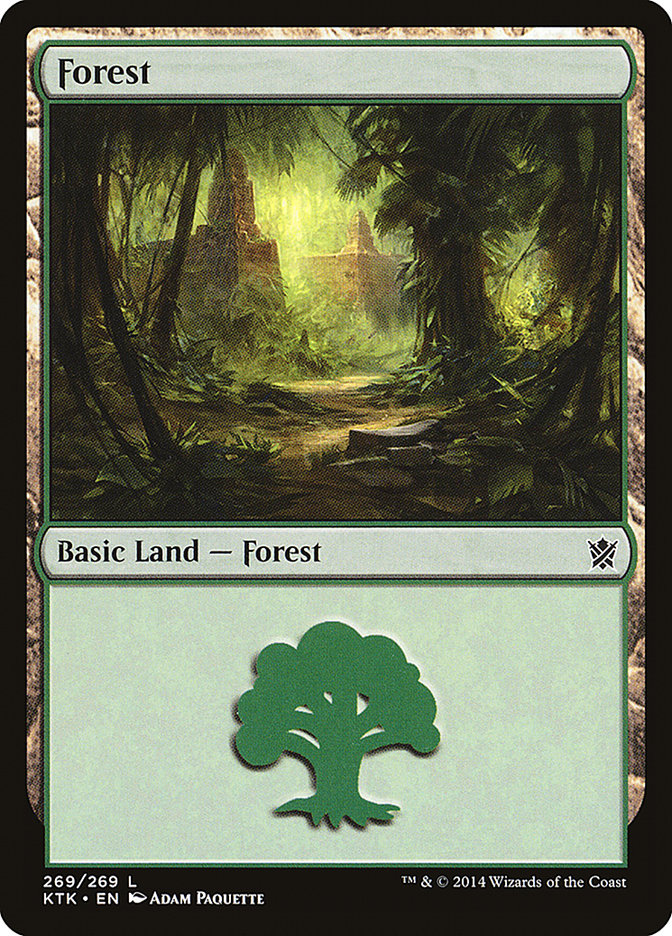 Forest (269) [Khans of Tarkir] | Kessel Run Games Inc. 