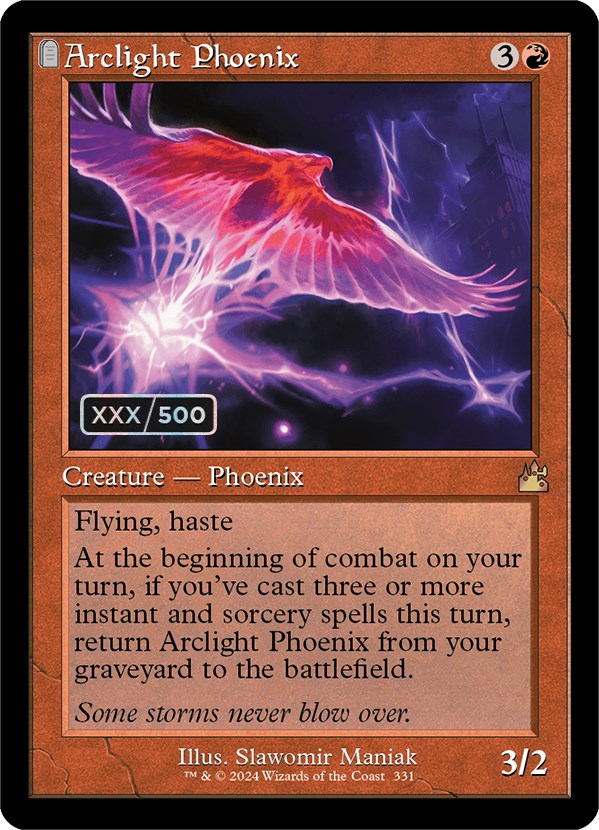 Arclight Phoenix (Retro) (Serialized) [Ravnica Remastered] | Kessel Run Games Inc. 
