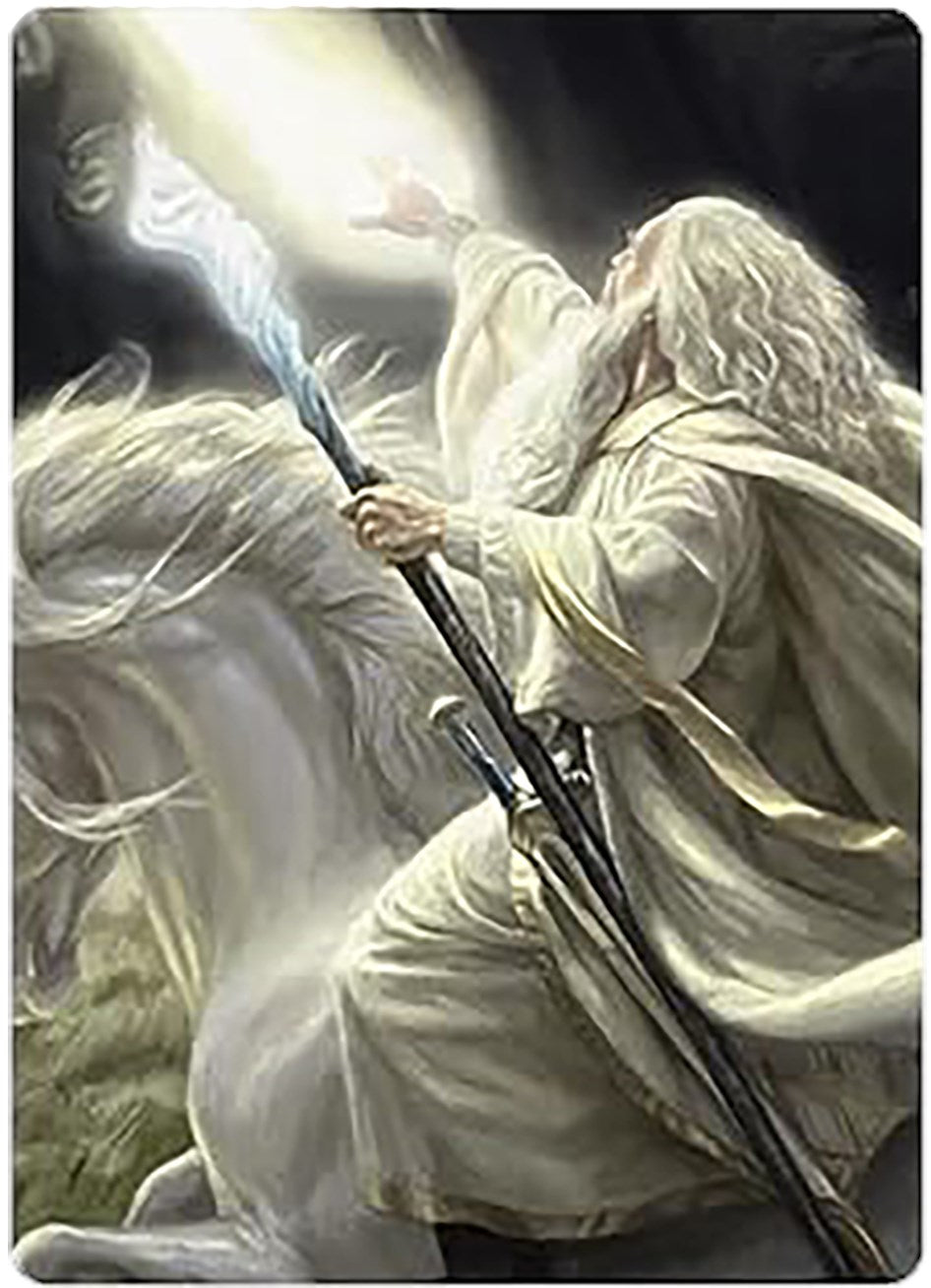 Gandalf of the Secret Fire Art Card [The Lord of the Rings: Tales of Middle-earth Art Series] | Kessel Run Games Inc. 