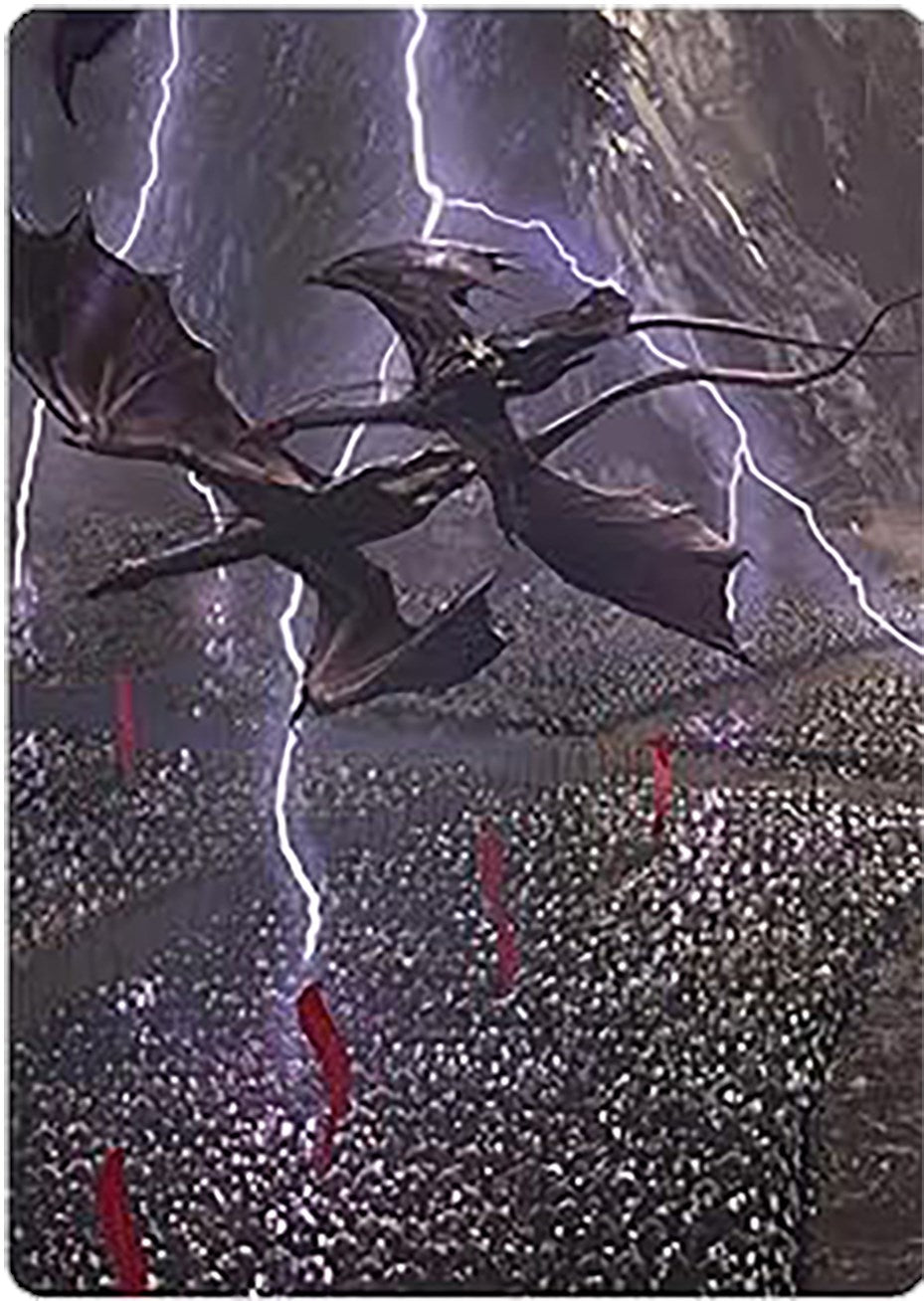 Mordor on the March Art Card [The Lord of the Rings: Tales of Middle-earth Art Series] | Kessel Run Games Inc. 