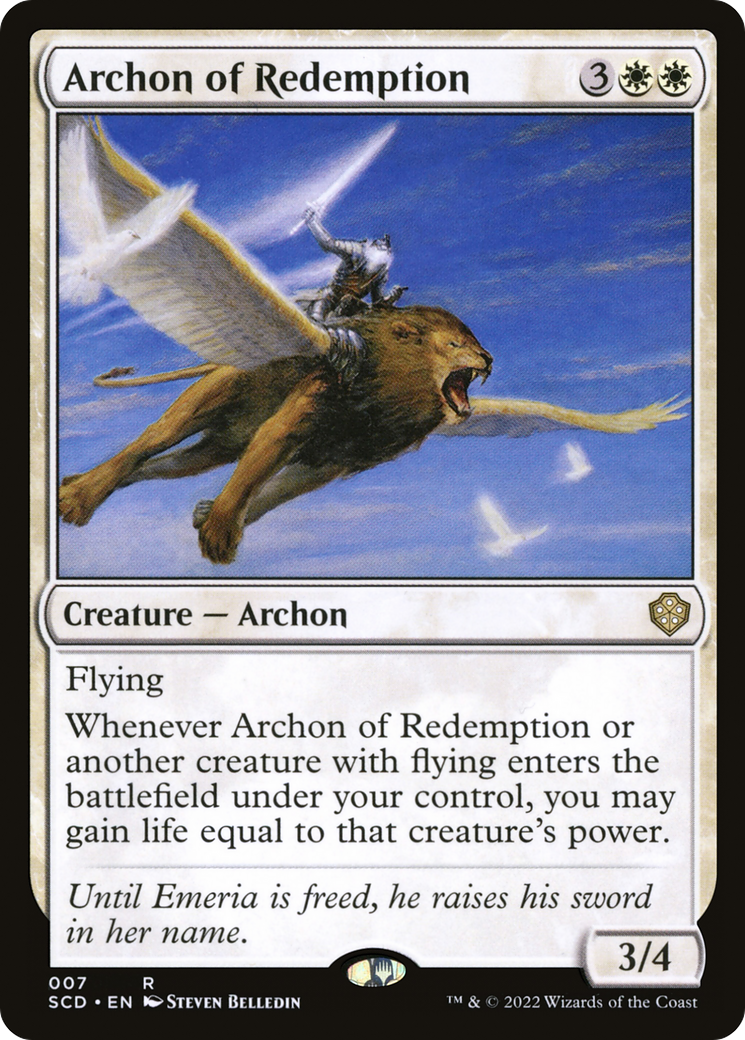 Archon of Redemption [Starter Commander Decks] | Kessel Run Games Inc. 