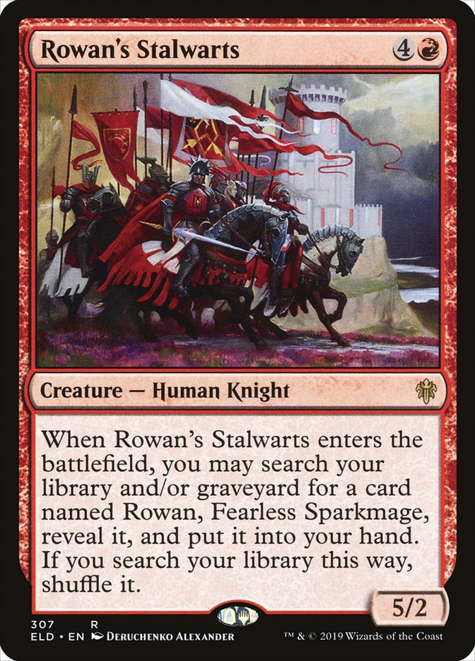 Rowan's Stalwarts [Throne of Eldraine] | Kessel Run Games Inc. 
