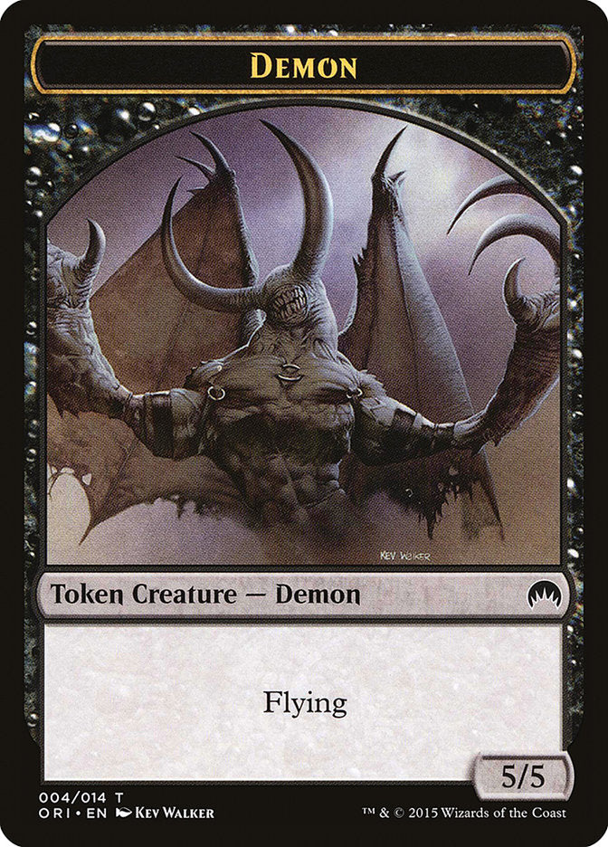 Demon Token [Magic Origins Tokens] | Kessel Run Games Inc. 