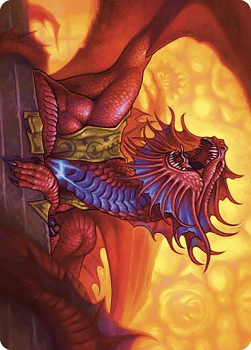 Niv-Mizzet, Guildpact Art Card (44/49) [Murders at Karlov Manor Art Series] | Kessel Run Games Inc. 