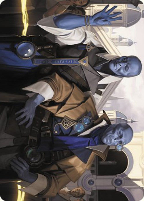 Hotshot Investigators Art Card [Murders at Karlov Manor Art Series] | Kessel Run Games Inc. 