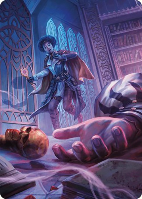 Deadly Complication Art Card [Murders at Karlov Manor Art Series] | Kessel Run Games Inc. 