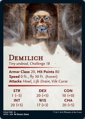 Demilich Art Card [Dungeons & Dragons: Adventures in the Forgotten Realms Art Series] | Kessel Run Games Inc. 