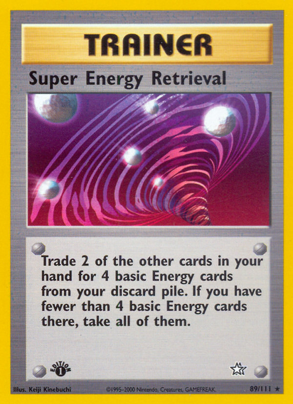 Super Energy Retrieval (89/111) [Neo Genesis 1st Edition] | Kessel Run Games Inc. 