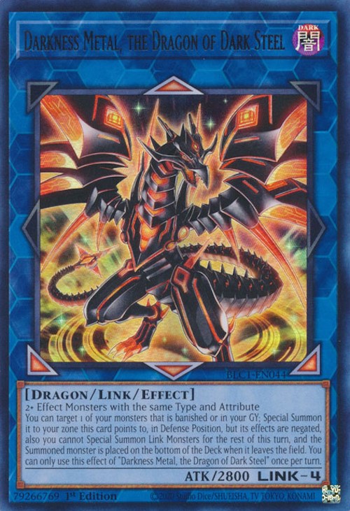 Darkness Metal, the Dragon of Dark Steel [BLC1-EN044] Ultra Rare | Kessel Run Games Inc. 