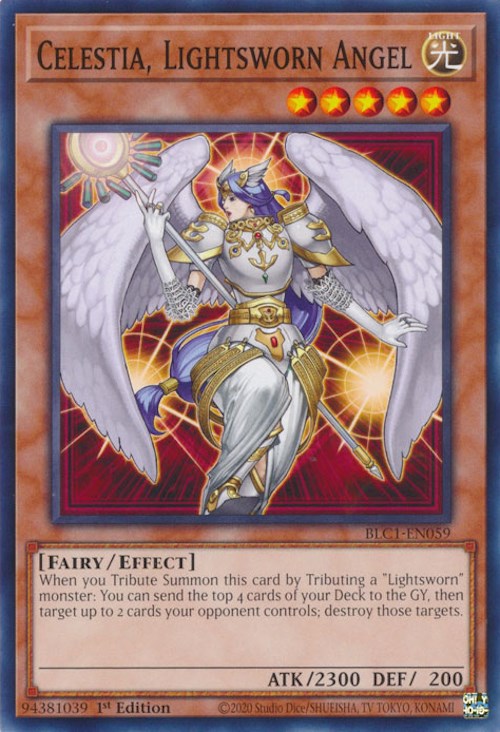 Celestia, Lightsworn Angel [BLC1-EN059] Common | Kessel Run Games Inc. 