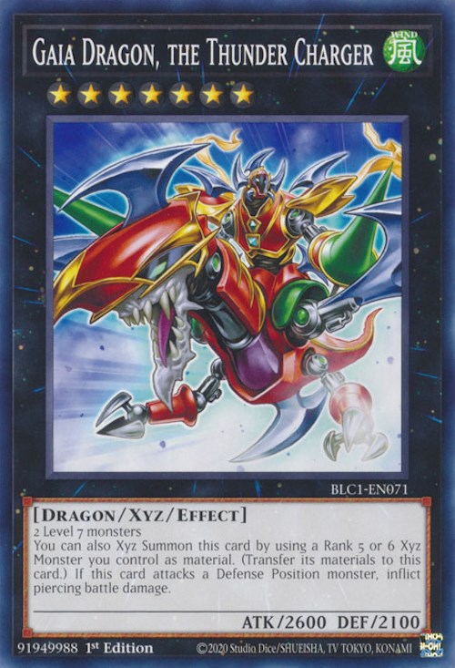 Gaia Dragon, the Thunder Charger [BLC1-EN071] Common | Kessel Run Games Inc. 