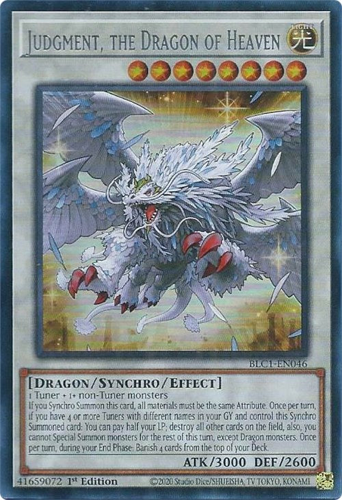 Judgment, the Dragon of Heaven (Silver) [BLC1-EN046] Ultra Rare | Kessel Run Games Inc. 