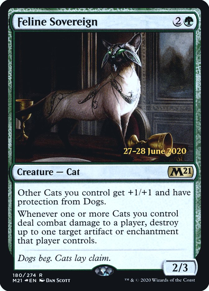 Feline Sovereign [Core Set 2021 Prerelease Promos] | Kessel Run Games Inc. 