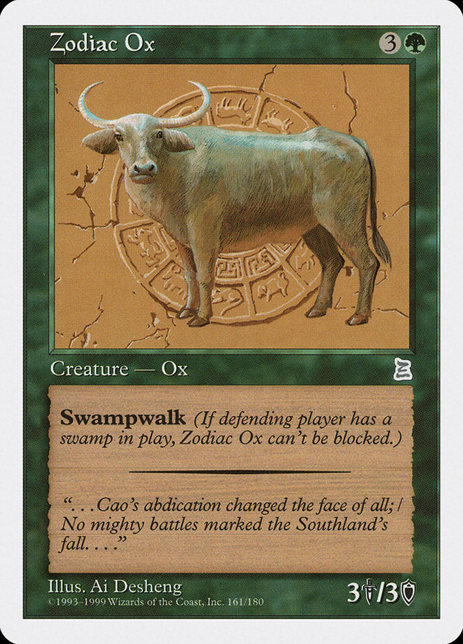 Zodiac Ox [Portal Three Kingdoms] | Kessel Run Games Inc. 