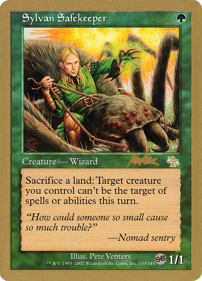 Sylvan Safekeeper (Brian Kibler) (SB) [World Championship Decks 2002] | Kessel Run Games Inc. 