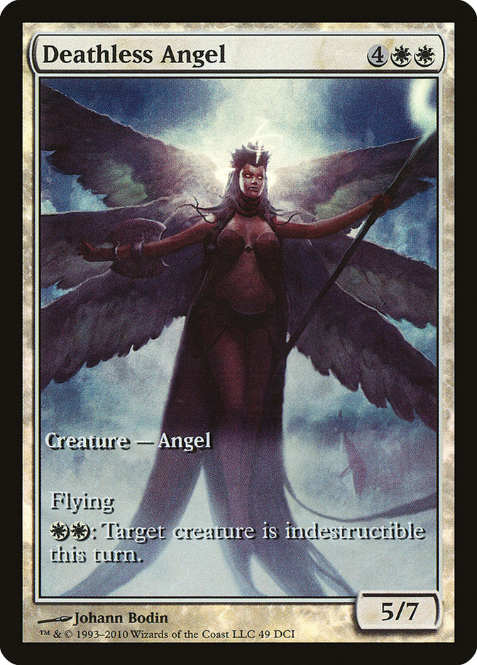 Deathless Angel (Game Day) (Extended Art) [Rise of the Eldrazi Promos] | Kessel Run Games Inc. 