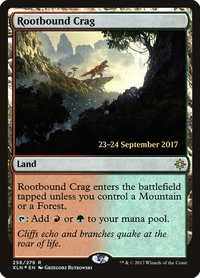 Rootbound Crag [Ixalan Prerelease Promos] | Kessel Run Games Inc. 