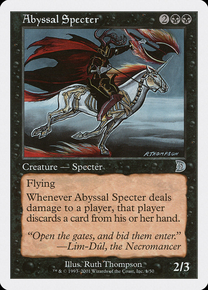 Abyssal Specter [Deckmasters] | Kessel Run Games Inc. 