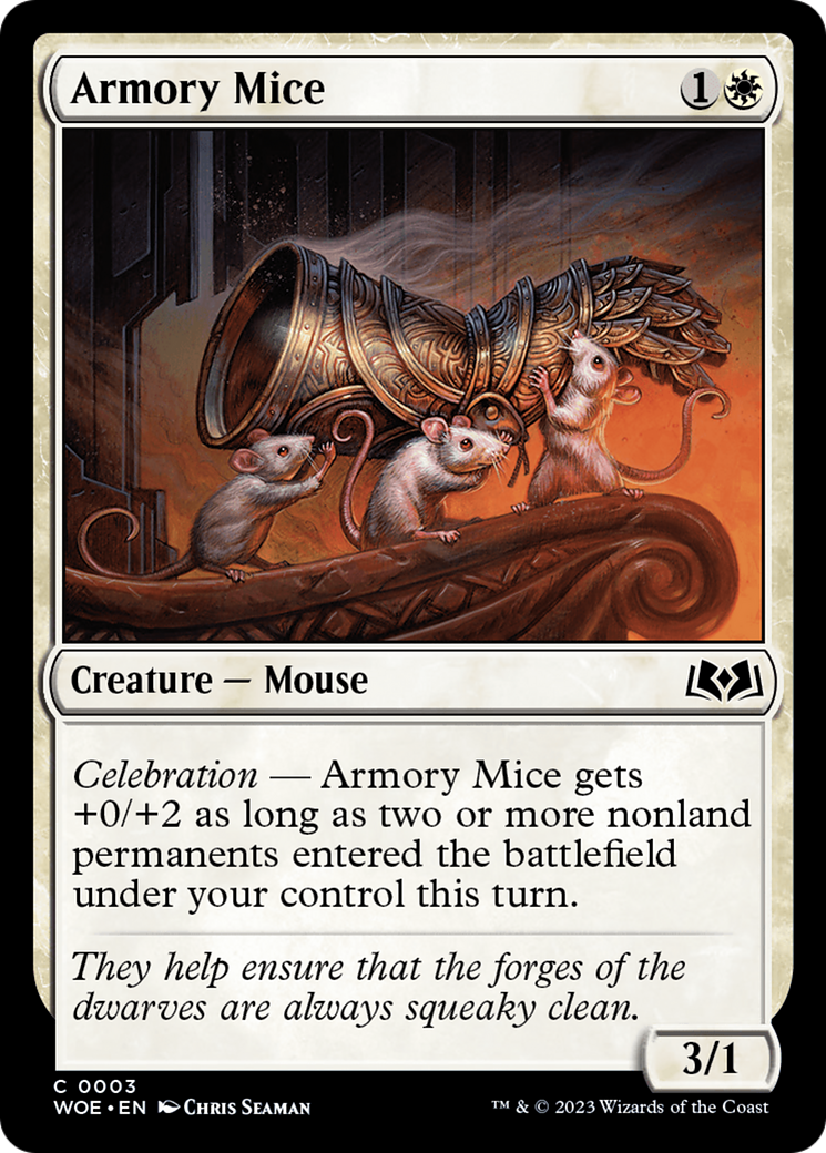 Armory Mice [Wilds of Eldraine] | Kessel Run Games Inc. 