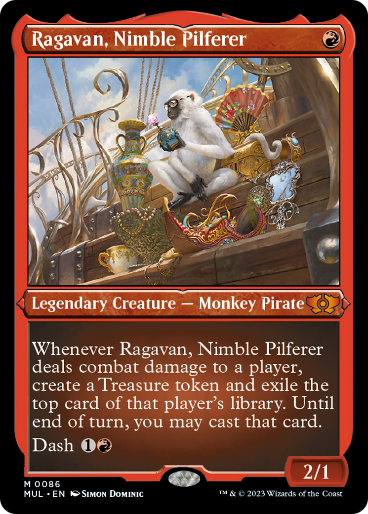 Ragavan, Nimble Pilferer (Foil Etched) [Multiverse Legends] | Kessel Run Games Inc. 