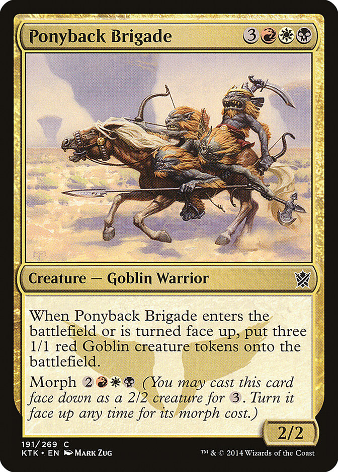 Ponyback Brigade [Khans of Tarkir] | Kessel Run Games Inc. 