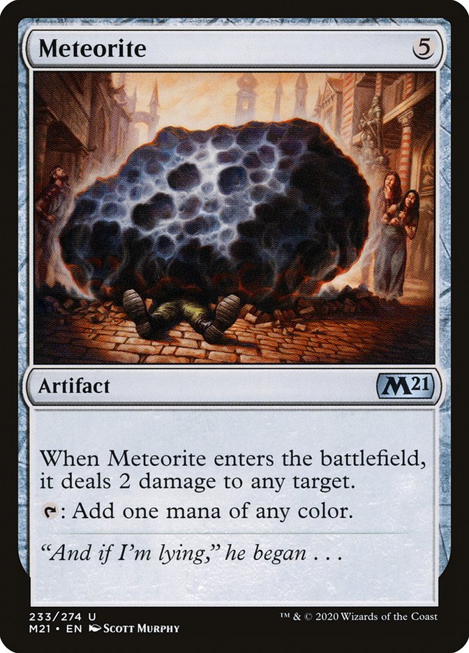 Meteorite [Core Set 2021] | Kessel Run Games Inc. 