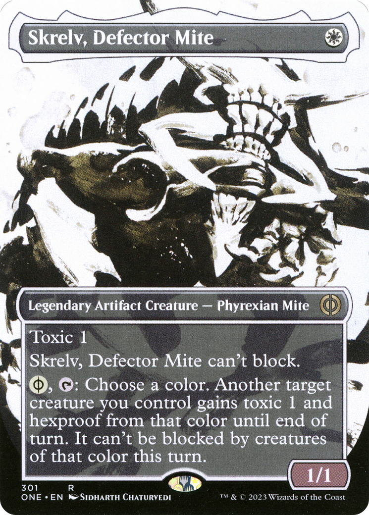 Skrelv, Defector Mite (Borderless Ichor) [Phyrexia: All Will Be One] | Kessel Run Games Inc. 