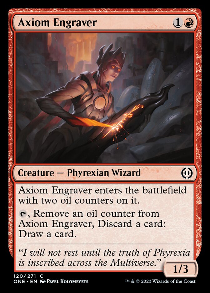 Axiom Engraver [Phyrexia: All Will Be One] | Kessel Run Games Inc. 