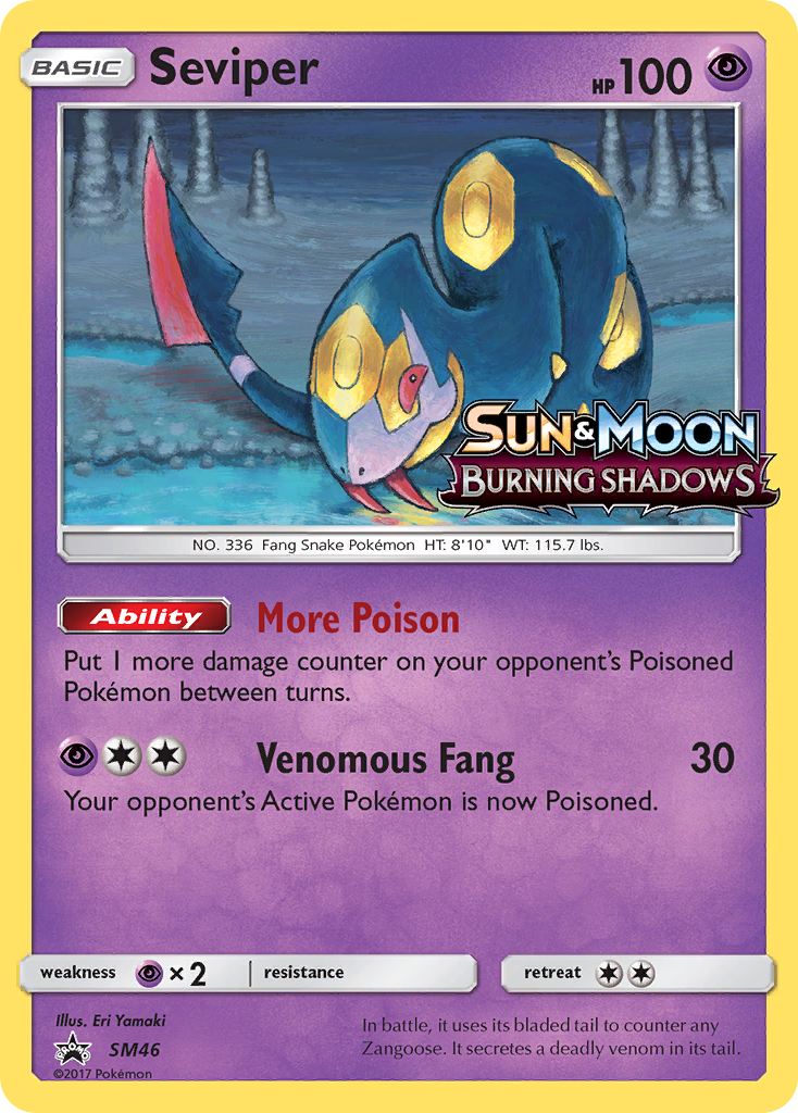 Seviper (SM46) [Sun & Moon: Black Star Promos] | Kessel Run Games Inc. 