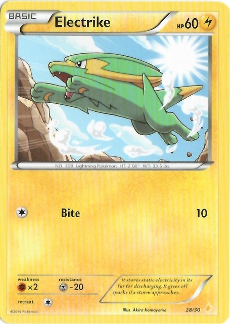 Electrike (28/30) [XY: Trainer Kit 3 - Pikachu Libre] | Kessel Run Games Inc. 
