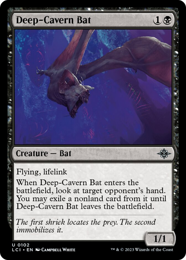 Deep-Cavern Bat [The Lost Caverns of Ixalan] | Kessel Run Games Inc. 