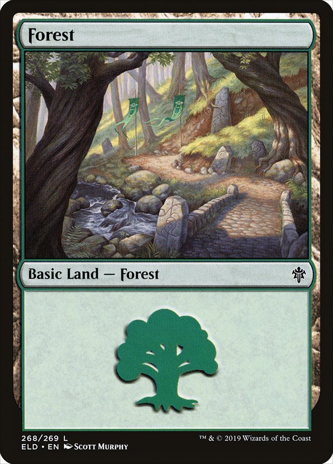 Forest (268) [Throne of Eldraine] | Kessel Run Games Inc. 