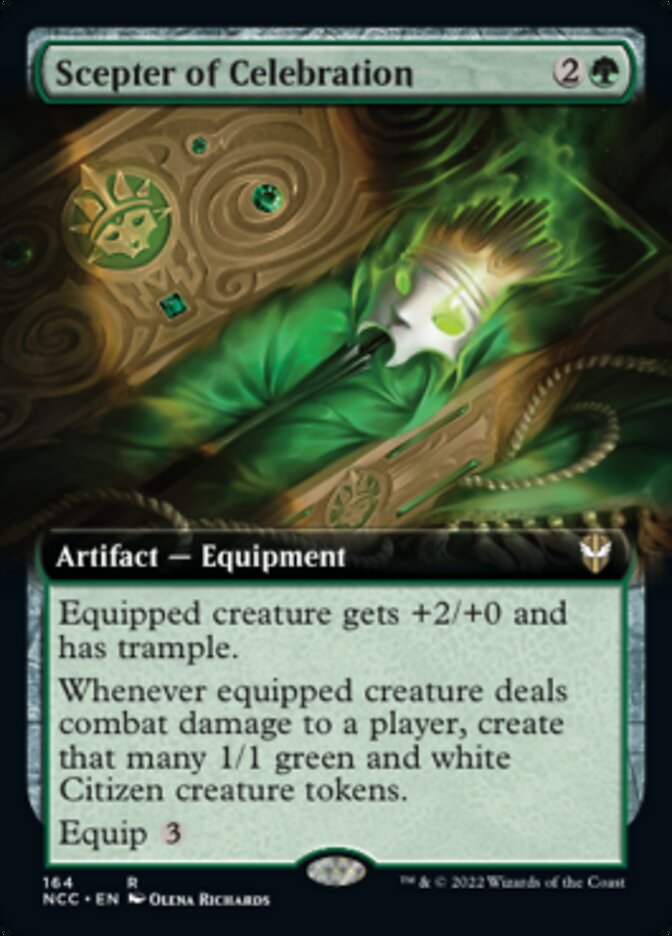 Scepter of Celebration (Extended Art) [Streets of New Capenna Commander] | Kessel Run Games Inc. 