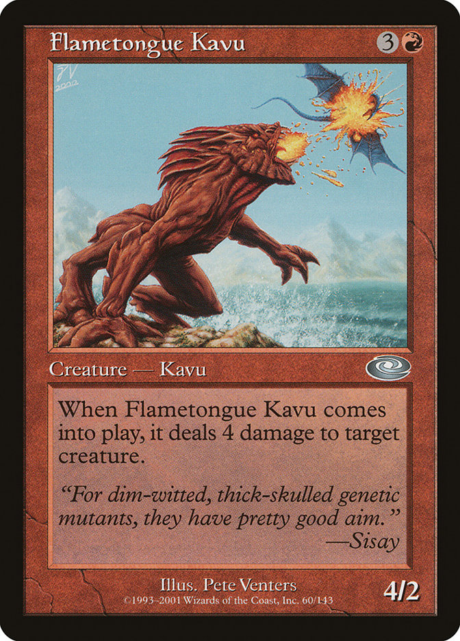 Flametongue Kavu [Planeshift] | Kessel Run Games Inc. 