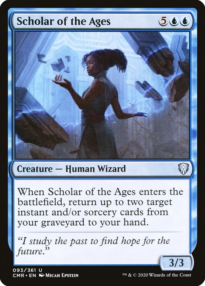 Scholar of the Ages [Commander Legends] | Kessel Run Games Inc. 