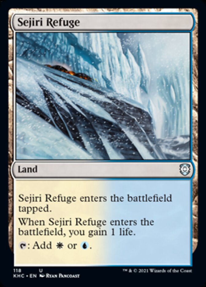 Sejiri Refuge [Kaldheim Commander] | Kessel Run Games Inc. 