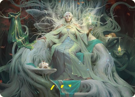 Galadriel, Gift-Giver Art Card [The Lord of the Rings: Tales of Middle-earth Art Series] | Kessel Run Games Inc. 