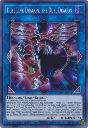 Duel Link Dragon, the Duel Dragon [YCSW-EN012] Super Rare | Kessel Run Games Inc. 