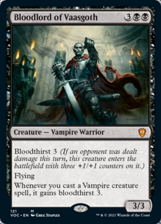 Bloodlord of Vaasgoth [Innistrad: Crimson Vow Commander] | Kessel Run Games Inc. 