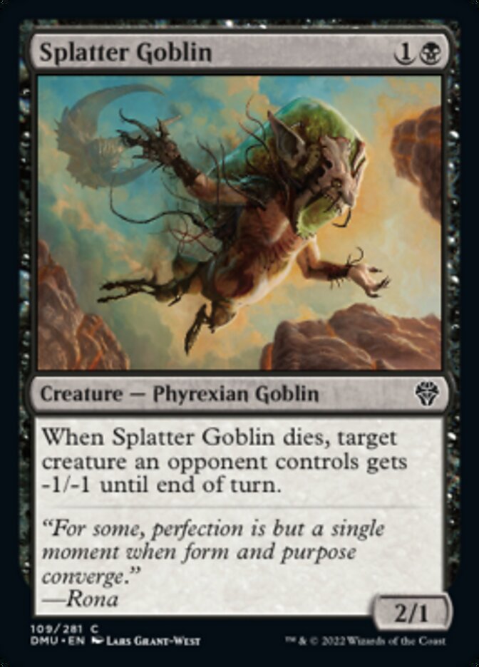 Splatter Goblin [Dominaria United] | Kessel Run Games Inc. 