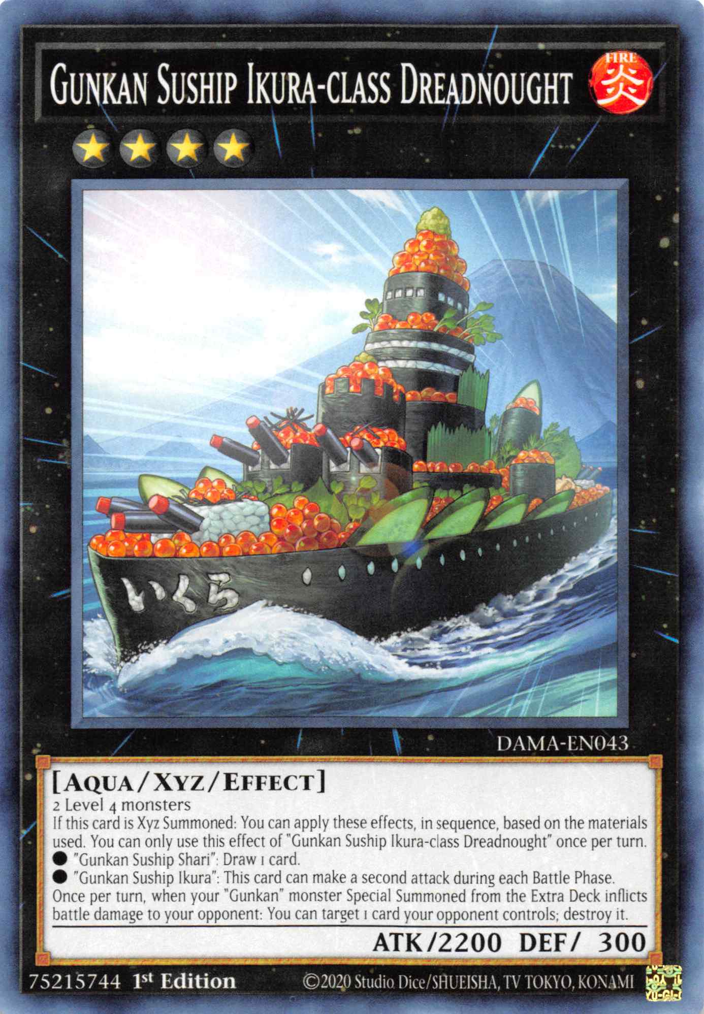 Gunkan Suship Ikura-class Dreadnought [DAMA-EN043] Common | Kessel Run Games Inc. 
