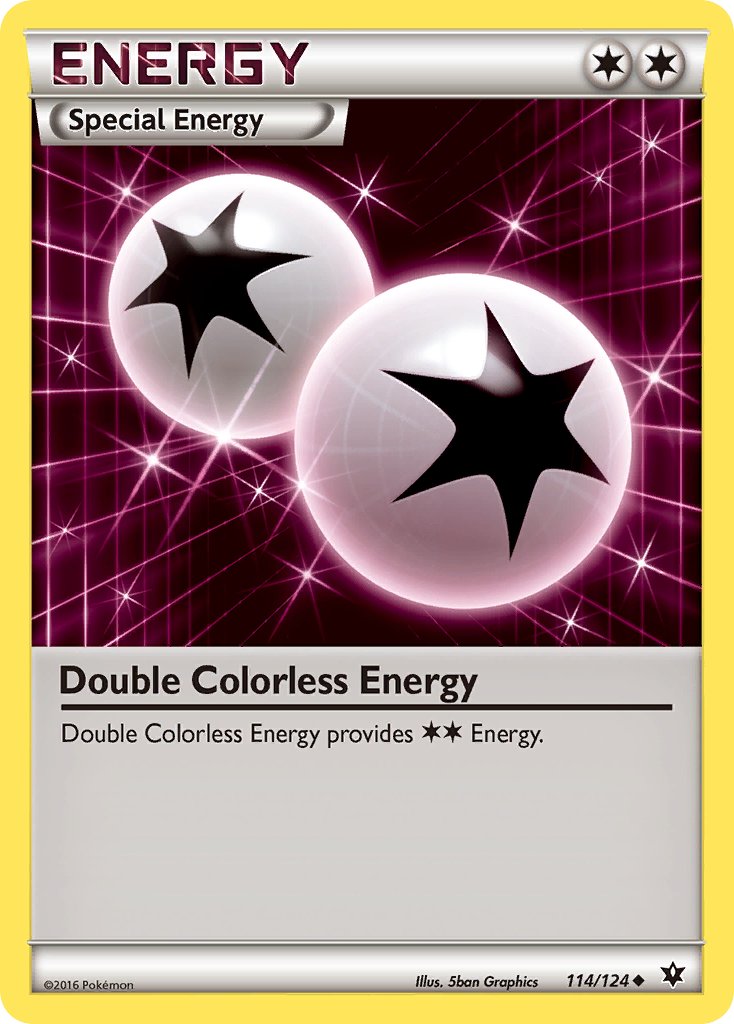Double Colorless Energy (114/124) [XY: Fates Collide] | Kessel Run Games Inc. 