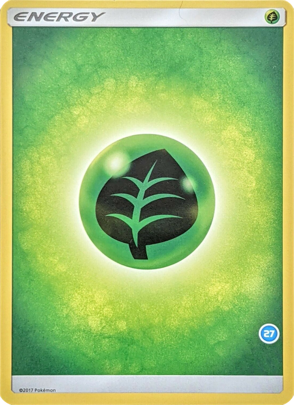 Grass Energy (Deck Exclusive #27) [Sun & Moon: Trainer Kit - Alolan Ninetales] | Kessel Run Games Inc. 