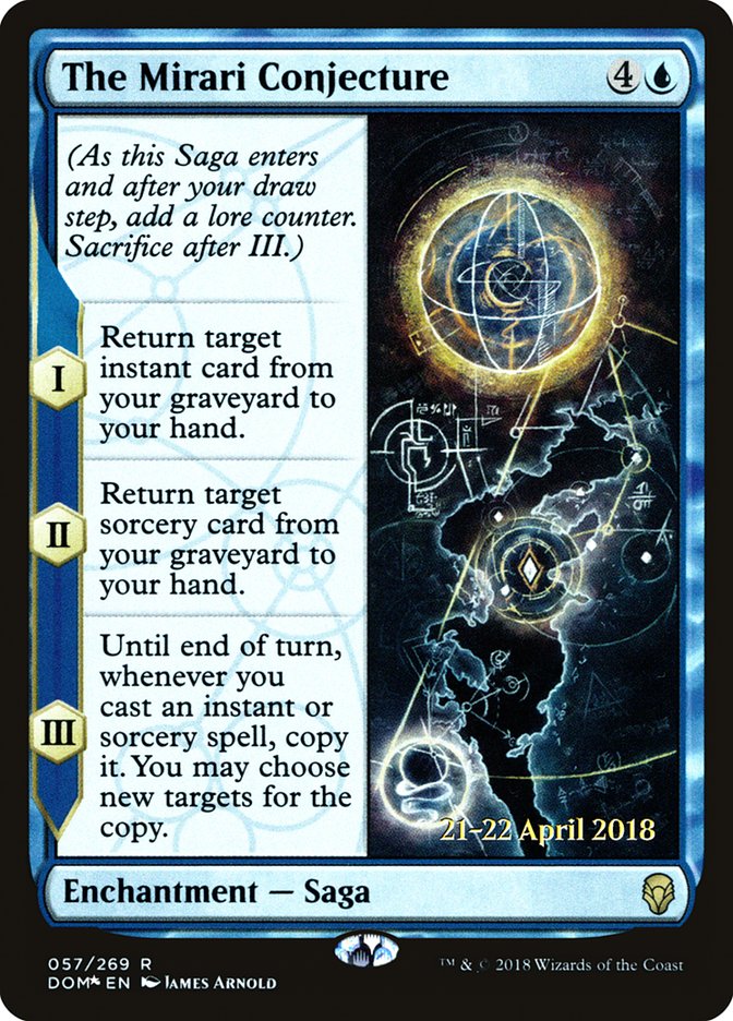 The Mirari Conjecture [Dominaria Prerelease Promos] | Kessel Run Games Inc. 