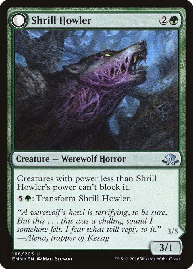 Shrill Howler // Howling Chorus [Eldritch Moon] | Kessel Run Games Inc. 