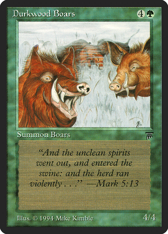 Durkwood Boars [Legends] | Kessel Run Games Inc. 