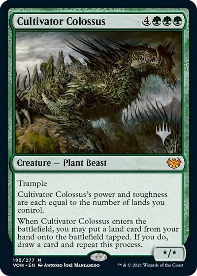 Cultivator Colossus (Promo Pack) [Innistrad: Crimson Vow Promos] | Kessel Run Games Inc. 
