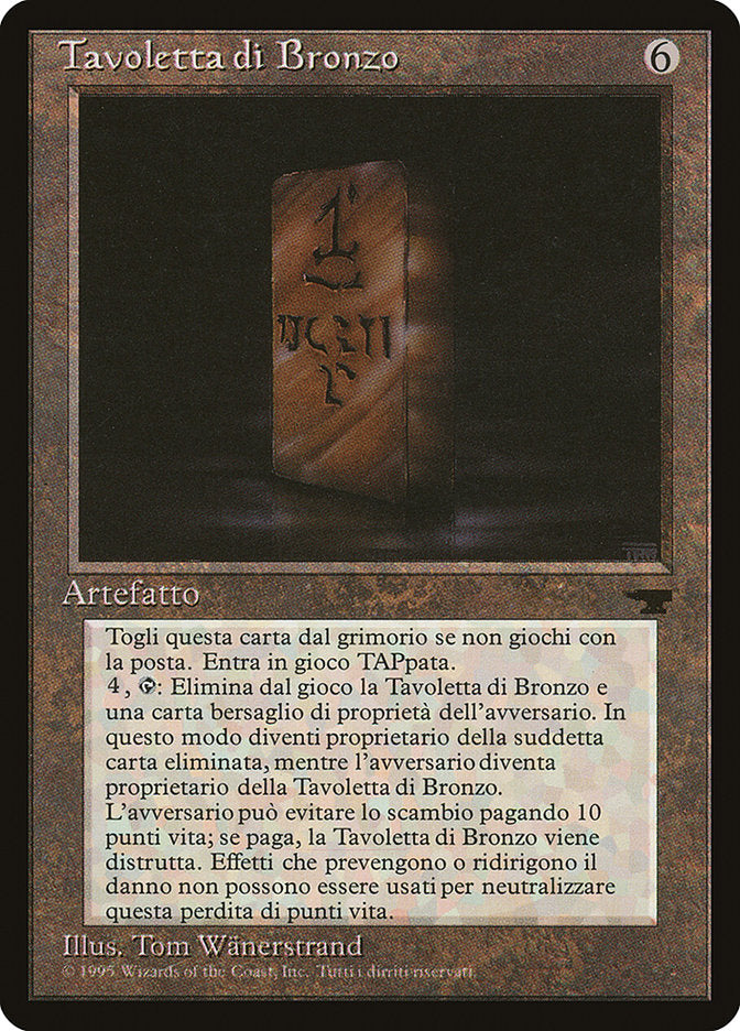 Bronze Tablet (Italian) - "Tavoletta di Bronzo" [Rinascimento] | Kessel Run Games Inc. 